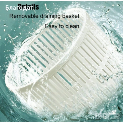 Мини сгъваема пералня с центрофуга – Компактна, мощна и идеална за всеки дом или пътуване - 12 литра, снимка 13 - Перални - 54097111