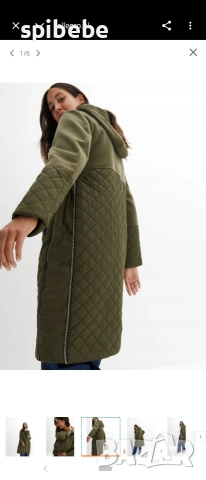 палто Bonprix бременни и бебеносене Bonprix XL 46, снимка 3 - Якета - 53119800