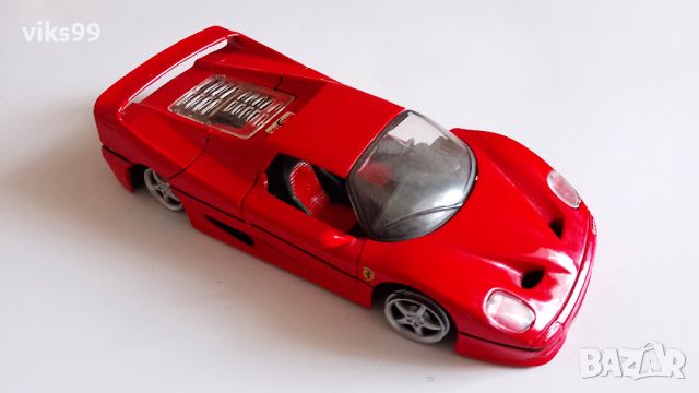 Метална количка Ferrari F50 Maisto - 1:24, снимка 7 - Колекции - 45778564