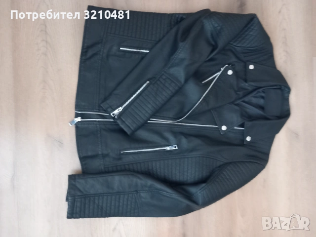 Дамско кожено яке, снимка 2 - Якета - 54063703