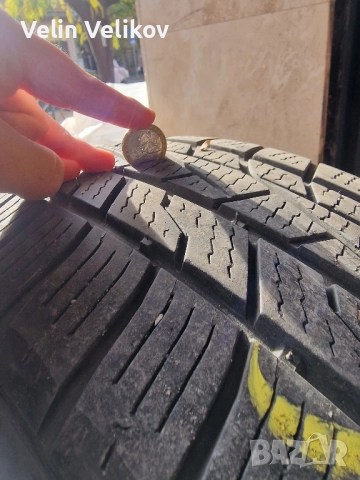 2 броя зимни гуми ROADHOG RGAS02XL 205/55/17 отлично запазени втора употреба DOT 1821, снимка 4 - Гуми и джанти - 52486112