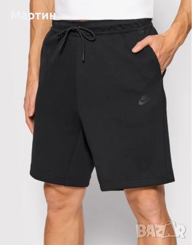 Мъжки къси панталонки Nike Tech Fleece Black - размер XXL, снимка 1 - Спортни дрехи, екипи - 46468646