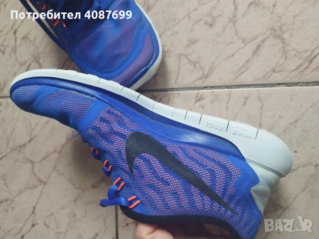Дамски спортни обувки Nike Free 5.0, 40, снимка 4 - Маратонки - 53912356
