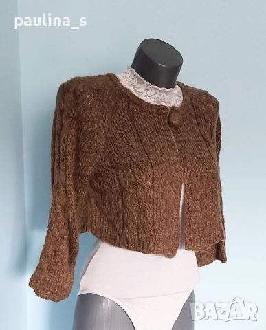 Четири различни броя / Дамски вълнен топ тип блуза, елек, жилетка , снимка 17 - Корсети, бюстиета, топове - 51837616