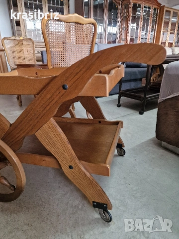 Масивна Количка за Сервиране- внос от ГЕРМАНИЯ! , снимка 5 - Други - 53883472