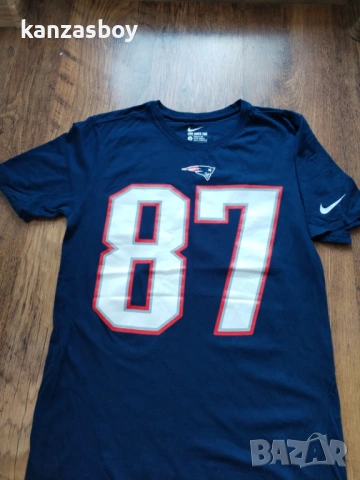 Nike new england patriot - страхотна мъжка тениска S , снимка 4 - Тениски - 53739171