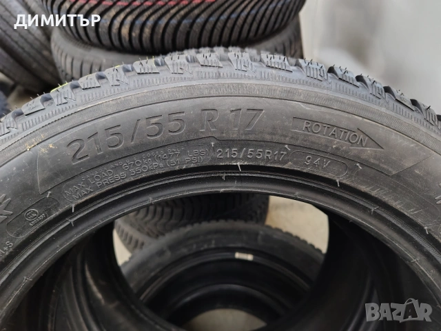 4бр.НОВИ зимни гуми MICHELIN 215 55 17 DOT23 цена за брой, снимка 5 - Гуми и джанти - 54082784