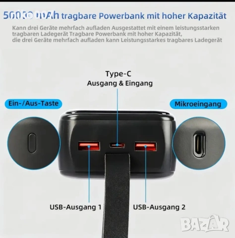 зарядно-батерия-за автомобил-Power bank-за телефон-samsung-iphone-, снимка 12 - Аксесоари и консумативи - 53886093