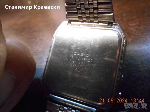 CASIO C-801 Calculator Watch - Vintage 80 for repair, снимка 6 - Други ценни предмети - 46090459