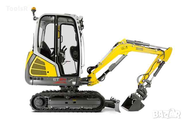 мини багер под наем,малък багер 2.5т, мини копач, микробагер компактен багер 