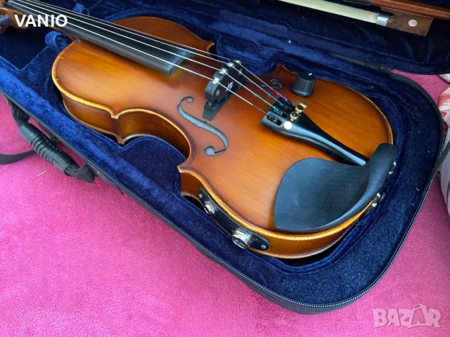 Zeta Acoustic Violin 4 Strings Цигулка Зета Акустична Цвят Черен и Кафяв 4 Струни , снимка 7 - Струнни инструменти - 52418347