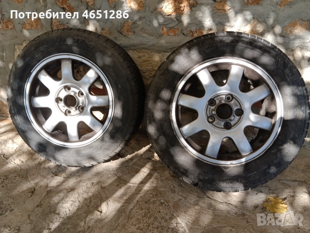 Зимни гуми с джанти от Ауди,размер 195/65/R15, снимка 4 - Гуми и джанти - 52417777