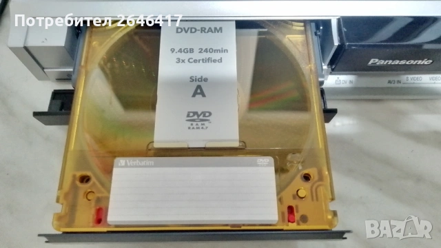 DVD-recorder Panasonic DMP-EH57, снимка 3 - Плейъри, домашно кино, прожектори - 53767770