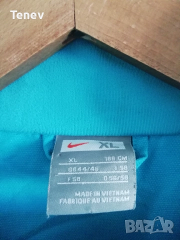 Barcelona Nike 2007/2008 оригинално ретро яке Барселона XL/2XL синьо, снимка 5 - Спортни дрехи, екипи - 52817181