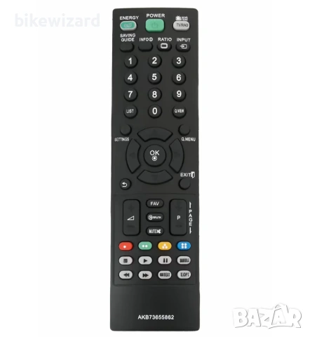 Резервно дистанционно управление AKB73655862, подходящо за LG LED LCD телевизор 32LS341C-TA НОВО