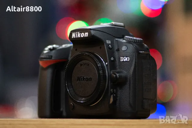 Nikon D90 без автофокус, снимка 2 - Фотоапарати - 48447566