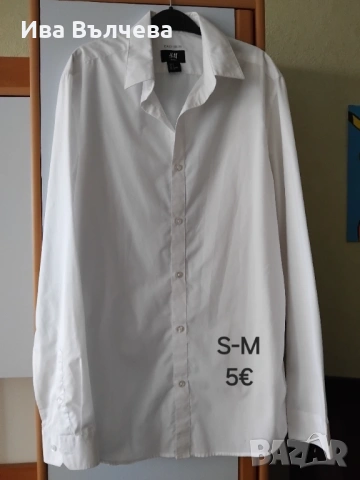 Мъжки ризи М,L р-р, снимка 2 - Тениски - 53211077