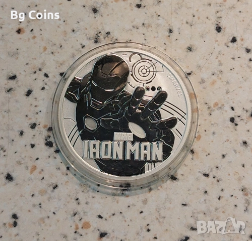 Сребро 1 OZ 2018 Железния човек 