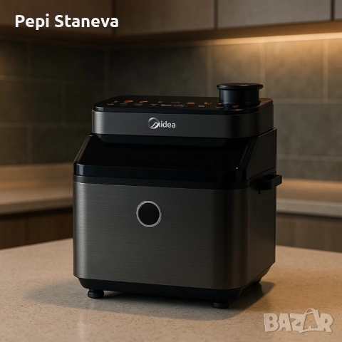 Midea DualTaste Air Fryer MF-CY75C2 – 7L капацитет, JuicyLock технология