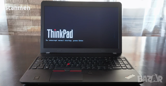 Продавам лаптоп Lenovo ThinkPad E550/IPSматFullHD15.6сKам/4x2.2ghzТhr/SSD256gb/8gb/НоваБат/DVDrw/Про, снимка 5 - Лаптопи за работа - 54202074