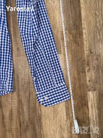 Мъжка риза Tommy Hilfiger – карирана, размер XXL (45–46), снимка 6 - Ризи - 53181607