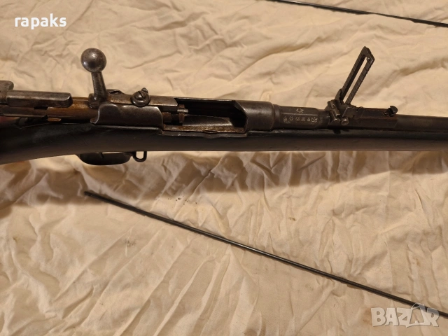 Турски тобуларна пушка, тобуларен Маузер 1880, не е карабина , снимка 6 - Антикварни и старинни предмети - 53301142