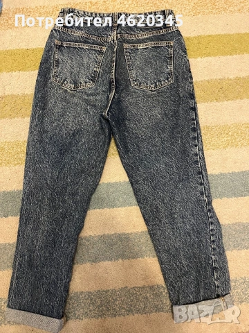 Дънки Зара Zara mom fit , снимка 5 - Дънки - 52240938