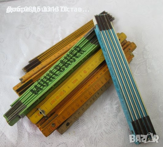  стар катинар с ключ, сгъваем метър, метри, снимка 16 - Други ценни предмети - 28955737