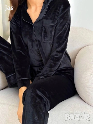 Кадифена пижама Victoria’s secret, снимка 3 - Пижами - 53887810