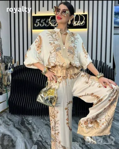 Луксозен комплект тип кимоно, снимка 2 - Костюми - 50184983