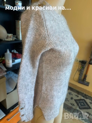 Пуловер Neo Noir(мохер и вълна), размер М, снимка 3 - Блузи с дълъг ръкав и пуловери - 52789696