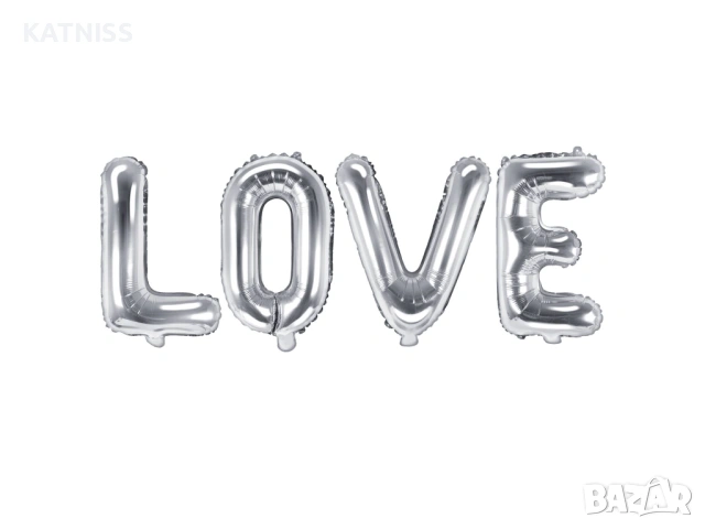 Фолиев балон LOVE , снимка 3 - Други - 53424653