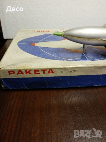 Стара рядка българска играчка космическа ракета Самоков., снимка 8 - Колекции - 54090146