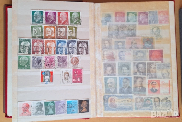 Класьори с марки, снимка 3 - Филателия - 54044518