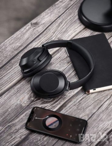 MPOW H12 безжични Bluetooth слушалки с Hybrid Noise Cancelling режим (ANC)


, снимка 2 - Безжични слушалки - 45155943