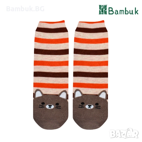 Дамски чорапи за весело настроение “Сладки животни”, снимка 10 - Други - 52577607