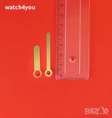 СТАРИННИ VINTAGE ЗЛАТИСТИ СТРЕЛКИ ЗА СТЕННИ ЧАСОВНИЦИ. ЗЛАТИСТИ РЕТРО СТРЕЛКИ ЗА СТЕНЕН ЧАСОВНИК , снимка 3 - Стенни часовници - 50259259