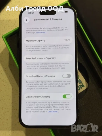 iPhone 14 Pro 256GB Space Black – Отличен, 100% Батерия., снимка 6 - Apple iPhone - 53719037