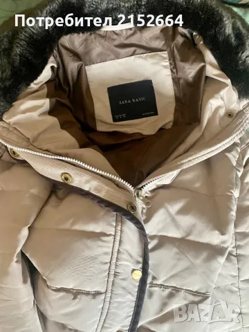 Дамско зимно яке ZARA M, снимка 3 - Якета - 49709217