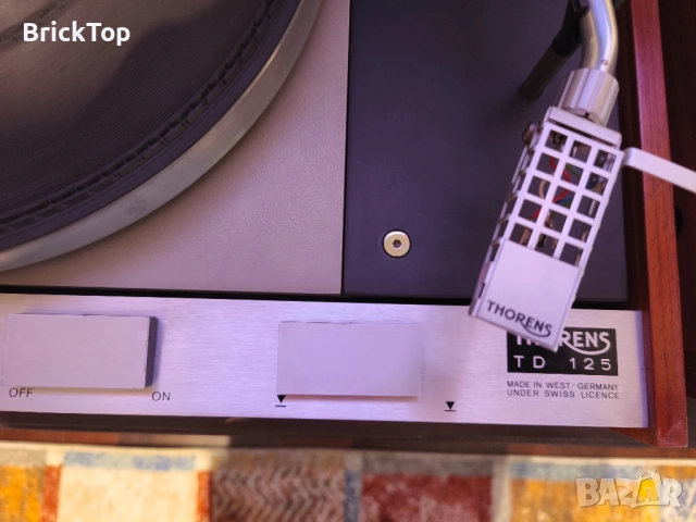 Thorens TD 125 грамофон, снимка 2 - Грамофони - 53752303