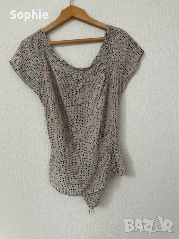 Копринен топ Liu.Jo, снимка 2 - Корсети, бюстиета, топове - 53859963