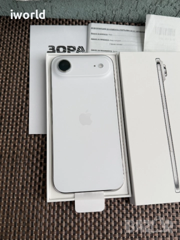 НОВ‼️ 24 МЕС Гаранция‼️ iphone AIR ‼️Лизинг от 80лв/мес ‼️ 256gb Cloud white - бял, снимка 3 - Apple iPhone - 52048507