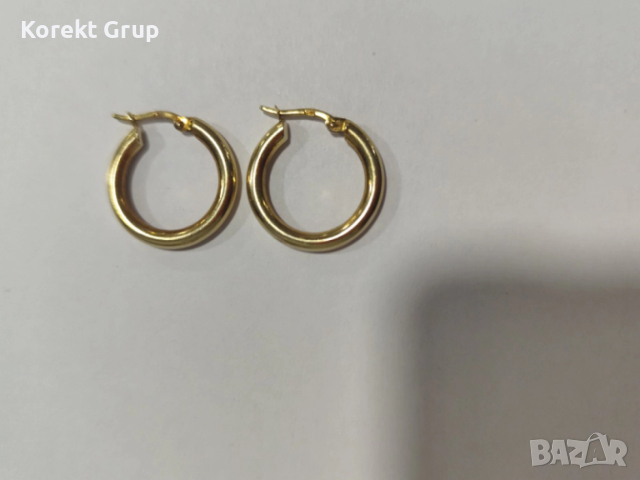 Златни обеци 14к женски, снимка 3 - Обеци - 52901256
