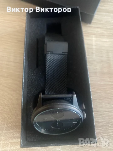 УЛТРА ТЪНЪК ХРОНОГРАФ  ГРАФИТ, снимка 8 - Мъжки - 50706771