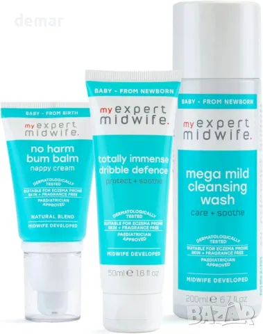 My Expert Midwife Newborn Essentials Kit за бебета (опаковка от 3)