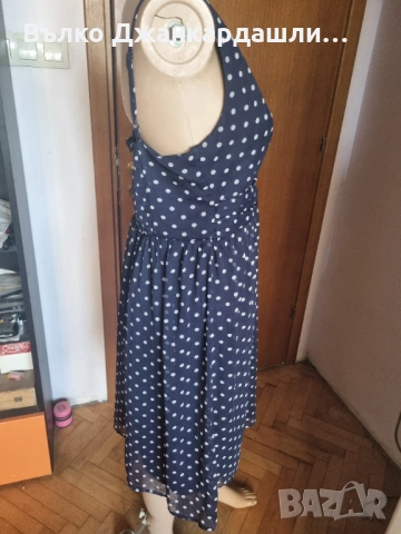 Рокля на точки Vero Moda, размер L, снимка 4 - Рокли - 53190242