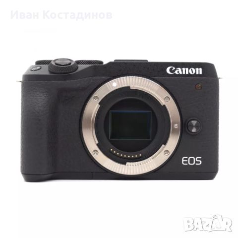 Фотоапарат Canon EOS M6 Mark II 32.5 MPx +обектив Canon 15-45mm IS STM +ND филтър K&F Concept, снимка 2 - Фотоапарати - 46352532