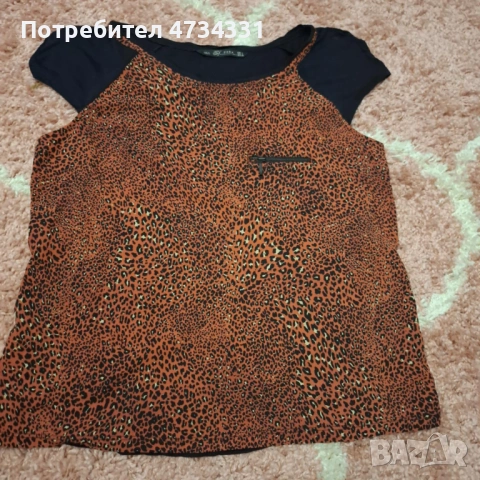 ZARA Тениска, снимка 3 - Тениски - 53479925