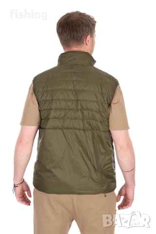 Елек Fox Olive Quilted 100 Gilet, снимка 2 - Екипировка - 50594483