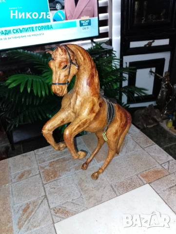 Коне от папие маше,делфини, снимка 3 - Декорация за дома - 48763347